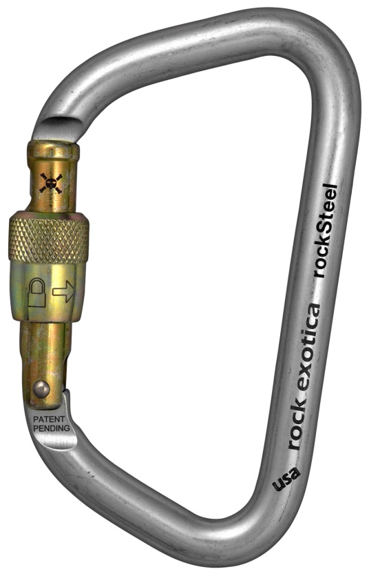 Rock Exotica rockSteel Screw Lock Carabiner M31 SL from GME Supply