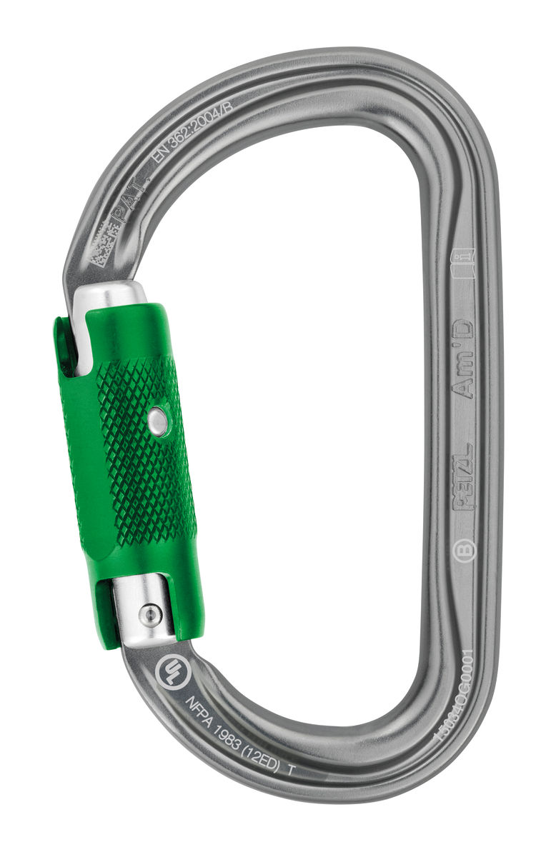 Petzl Am'D Asymmetrical Aluminum Carabiner from Columbia Safety