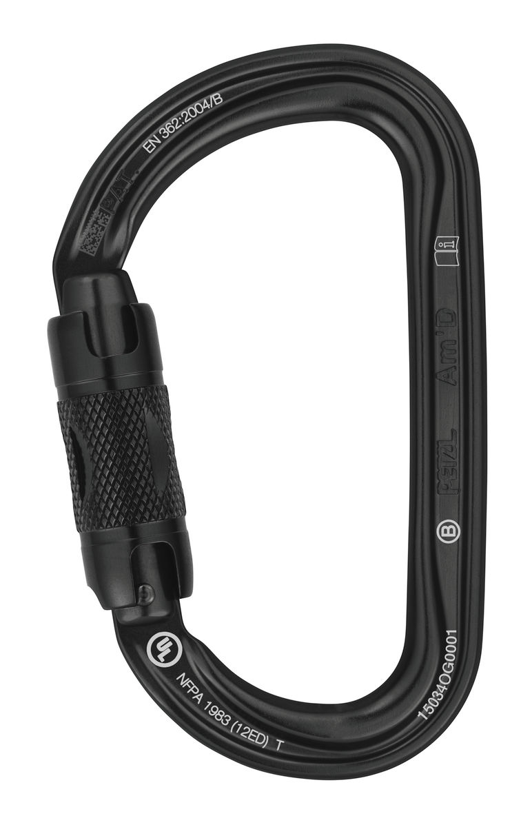 Petzl Am'D Asymmetrical Aluminum Carabiner from Columbia Safety
