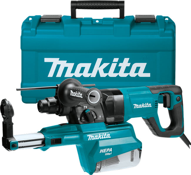 Makita 1 Inch AVT Rotary Hammer with HEPA Dust Extractor from GME Supply