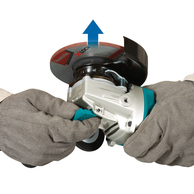 Makita 18V LXT Lithium-Ion Brushless Cordless 4-1/2 Inch/5 Inch with X-LOCK Angle Grinder (Bare Tool) from GME Supply