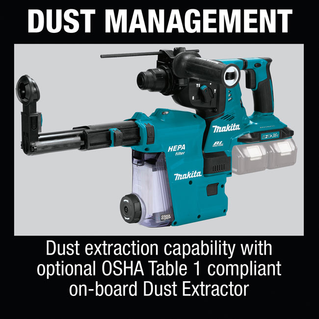 Makita 36V LXT Brushless 1-1/8 Inch AVT Rotary Hammer (Bare Tool) from GME Supply