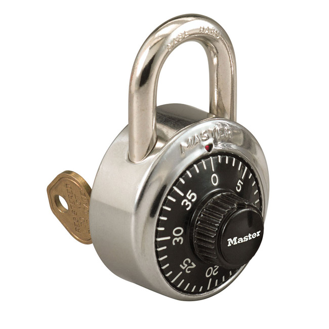 Master Lock 1-7/8 Inch (48mm) General Security Combination Padlock with Key Control from GME Supply