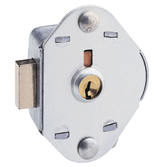 Master Lock Built-In Manual Deadbolt Keyed Lock for Lift Handle, Single Point Horizontal Latch, and Box Lockers from GME Supply