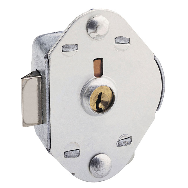 Master Lock Built-In Springbolt Keyed Lock for Lift Handle, Single Point Horizontal Latch, and Box Lockers-No.1714 from GME Supply