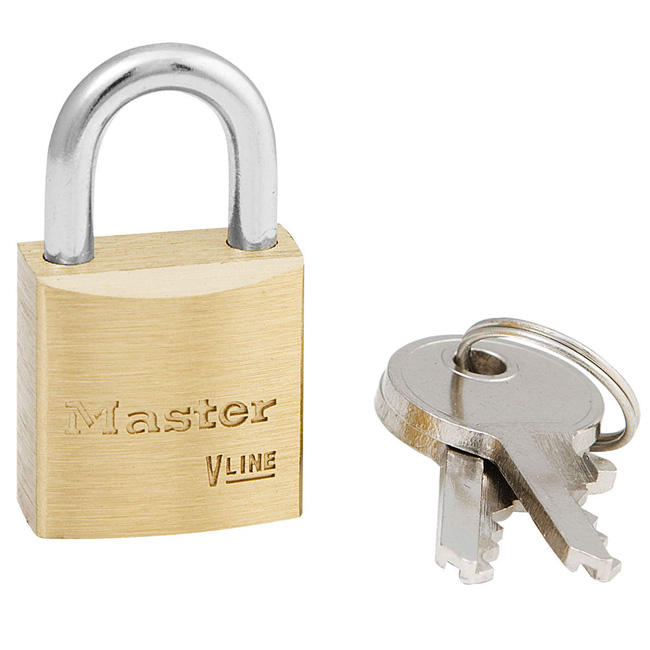 Master Lock 3/4 Inch (19mm) Brass Padlock from GME Supply