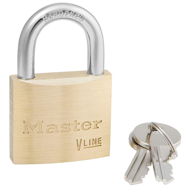 Master Lock 1-1/2 Inch (38mm) Brass Padlock from GME Supply