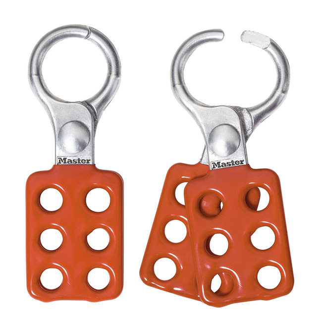 Master Lock Aluminum Lockout Loto Lock Hasp with 1 Inch (25mm) Jaw Clearance from Columbia Safety