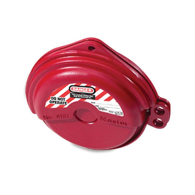 Master Lock Rotating Gate Valve Lockout with 1 - 3 Inch (25 - 76mm) Diameter Handles from GME Supply