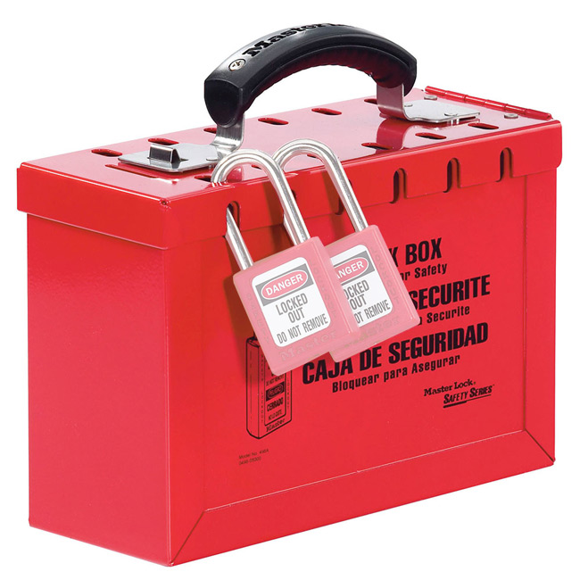 MasterLock Latch Tight Portable Group Loto Box from GME Supply