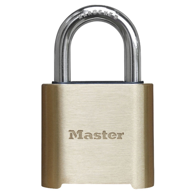 Master Lock 2 Inch (51mm) Brass Resettable Combination Padlock-No.975 from GME Supply