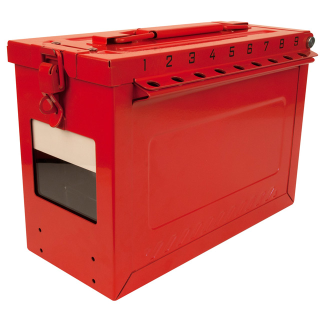 Master Lock Large Portable Group Lock Box with Key Window & Rewritable Tag from GME Supply