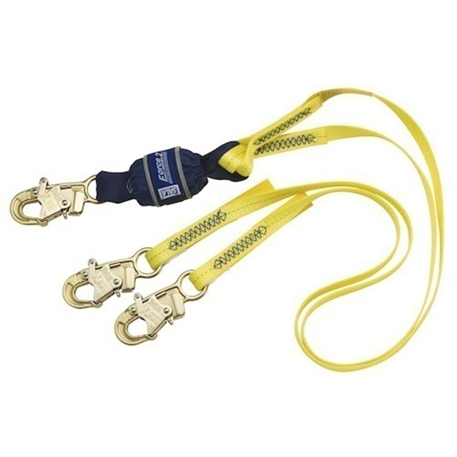 3M DBI Sala Force2 Shock Absorbing Lanyard with Snaphooks from GME Supply