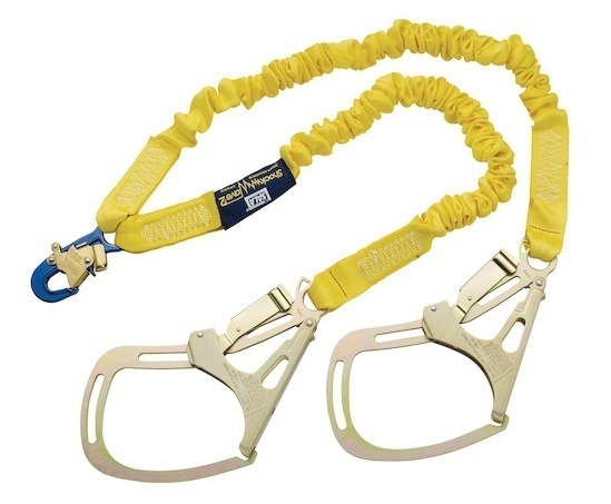3M DBI Sala ShockWave2 Shock Absorbing Twin Leg Lanyard with Saflok Tower Hooks from GME Supply