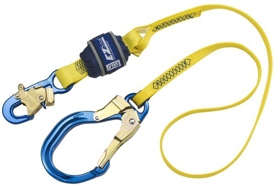 DBI Sala 1246103 EZ-Stop Shock Absorbing Lanyard with Aluminum Rebar Hook from GME Supply