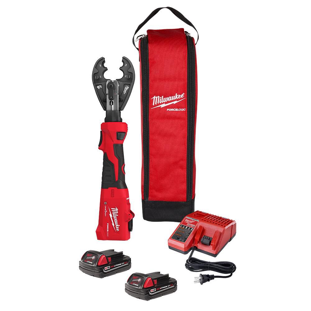 Milwaukee M18- 6T Linear Utility Crimper Kit w/ BG-D3 Jaw- 2978-22BG from GME Supply