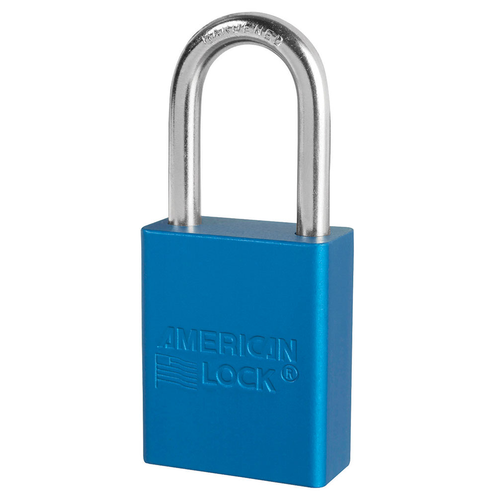 Master Lock Anodized Aluminum 1 Key Safety Padlock from Columbia Safety