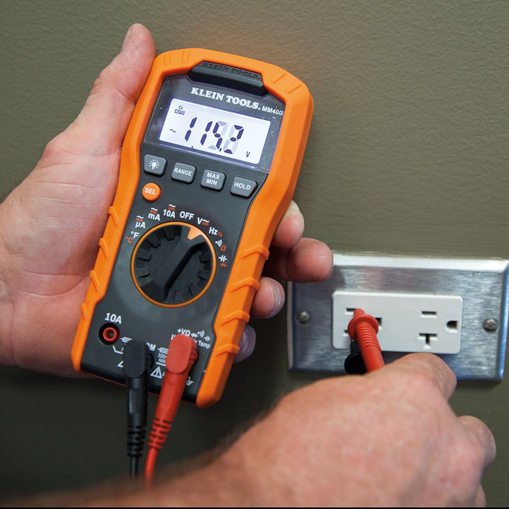 Klein Tools MM400 Auto Ranging Digital Multimeter from GME Supply