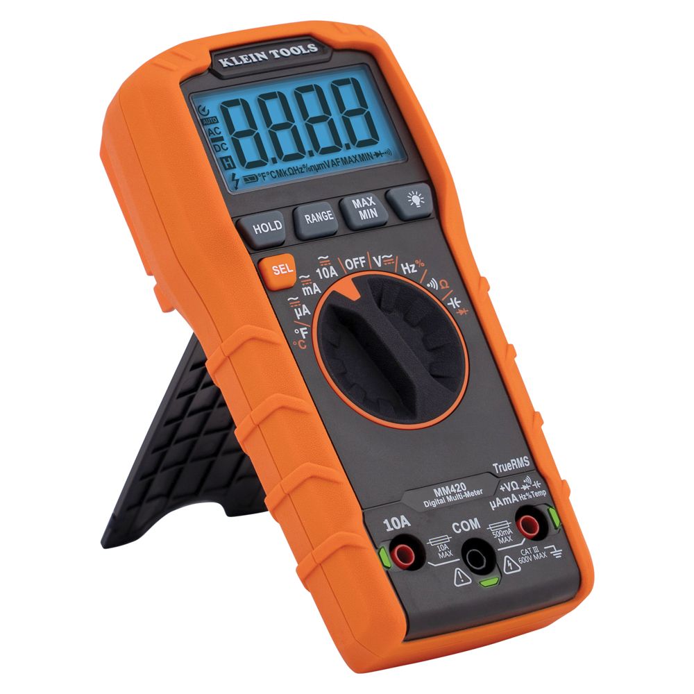 Klein Tools MM420 Digital Multimeter with TRMS Auto-Ranging from Columbia Safety