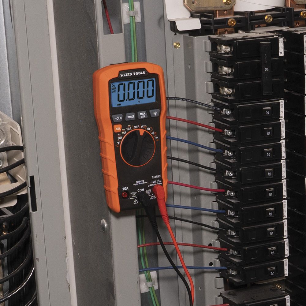 Klein Tools MM420 Digital Multimeter with TRMS Auto-Ranging from Columbia Safety