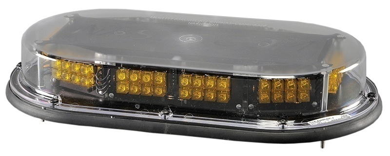 North American Signal Low Profile Mini LED Bar - Magnet Mount - Amber MMBSLEDFLM-C/A from GME Supply