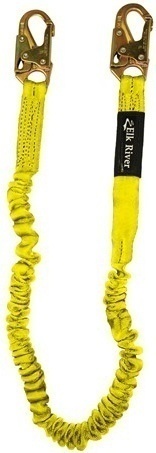 Elk River NoPac Energy Absorbing Lanyard with Steel Snaphooks from GME Supply