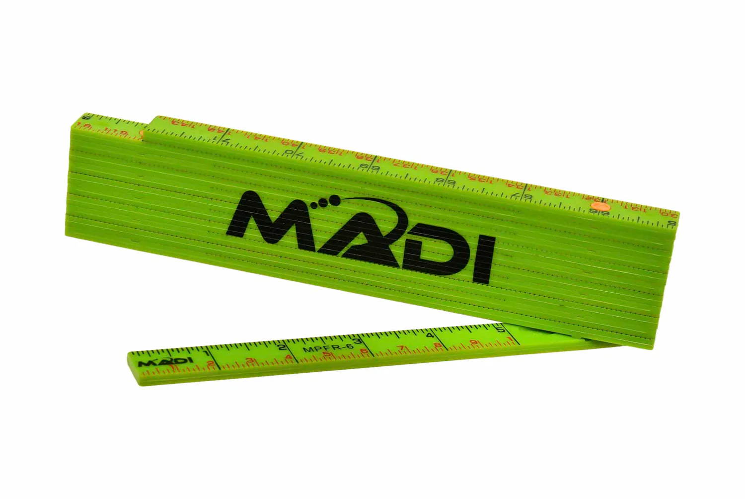 MADI Lineman Tools 6' Fiberglass Folding Ruler from GME Supply