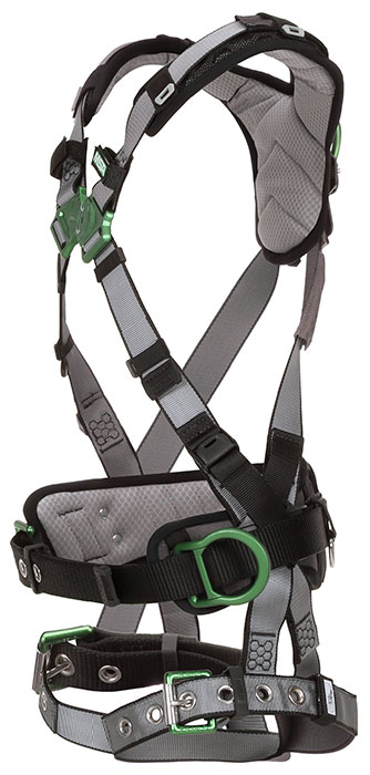 MSA V-FIT Construction Harness Back & Hip D-Rings, TB Leg Straps from GME Supply