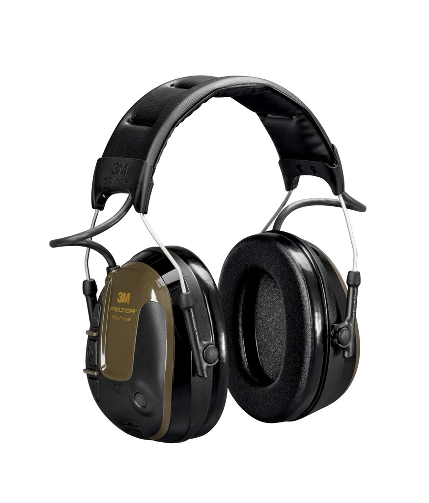 3M PELTOR ProTac Hunter (Slim) Headset, Green, Headband from GME Supply