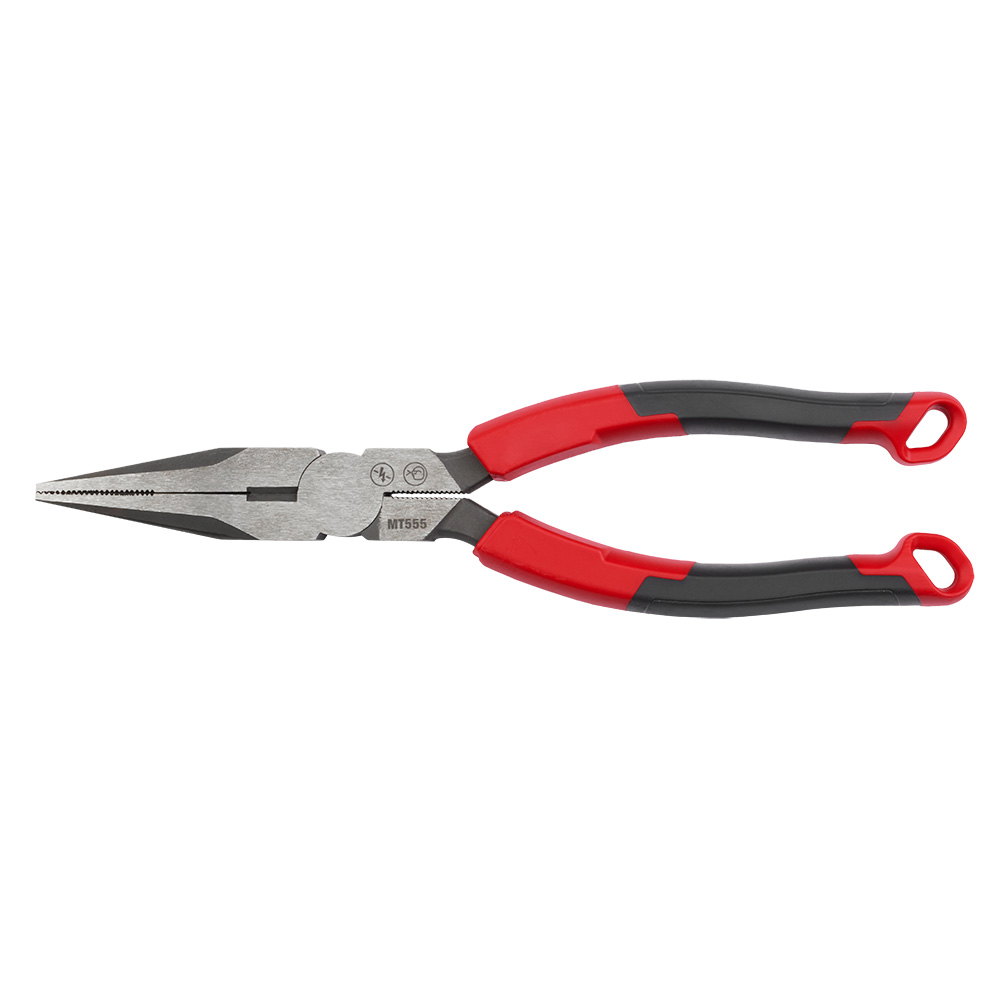 Milwaukee 8-Inch Long Nose Comfort Grip Pliers from Columbia Safety
