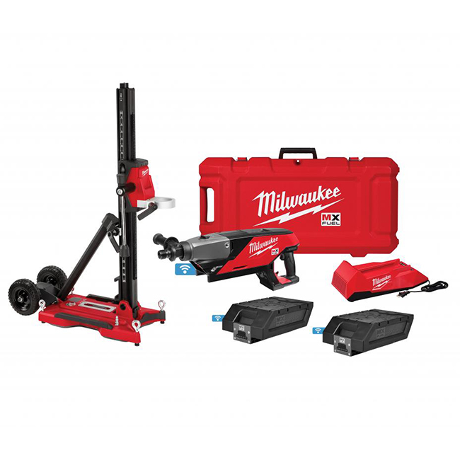 Milwaukee MX FUEL Handheld Core Drill Kit with Stand from Columbia Safety
