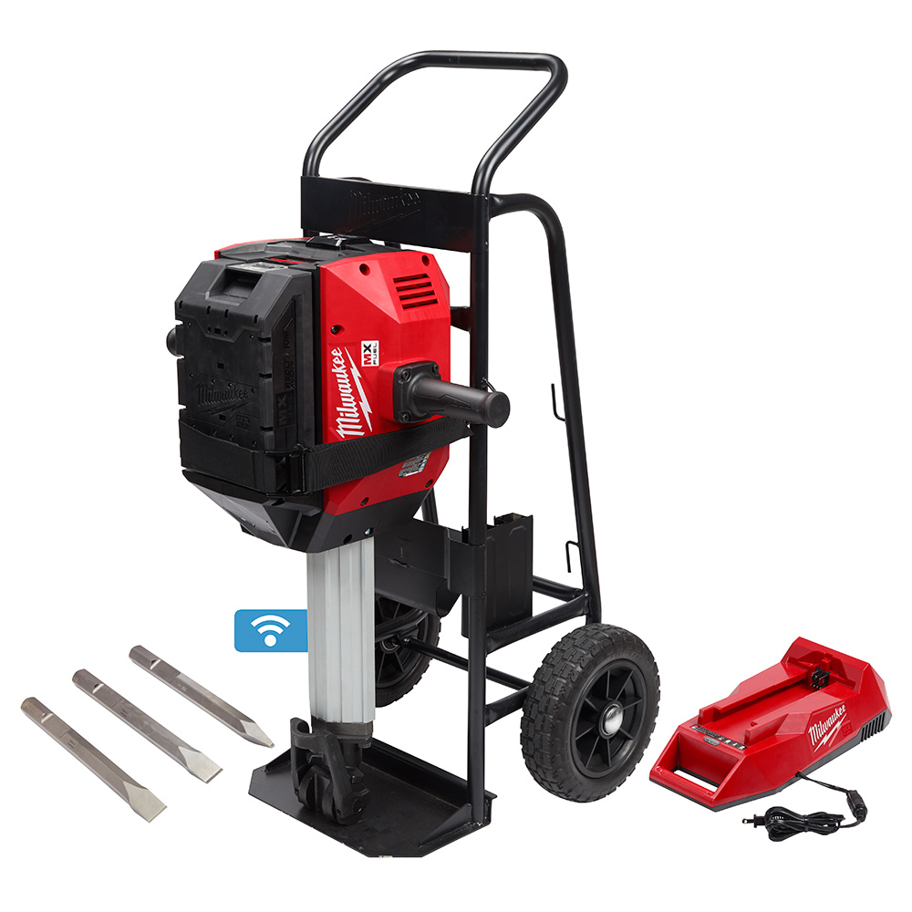 Milwaukee MX FUEL Demolition Breaker Kit with Cart from GME Supply