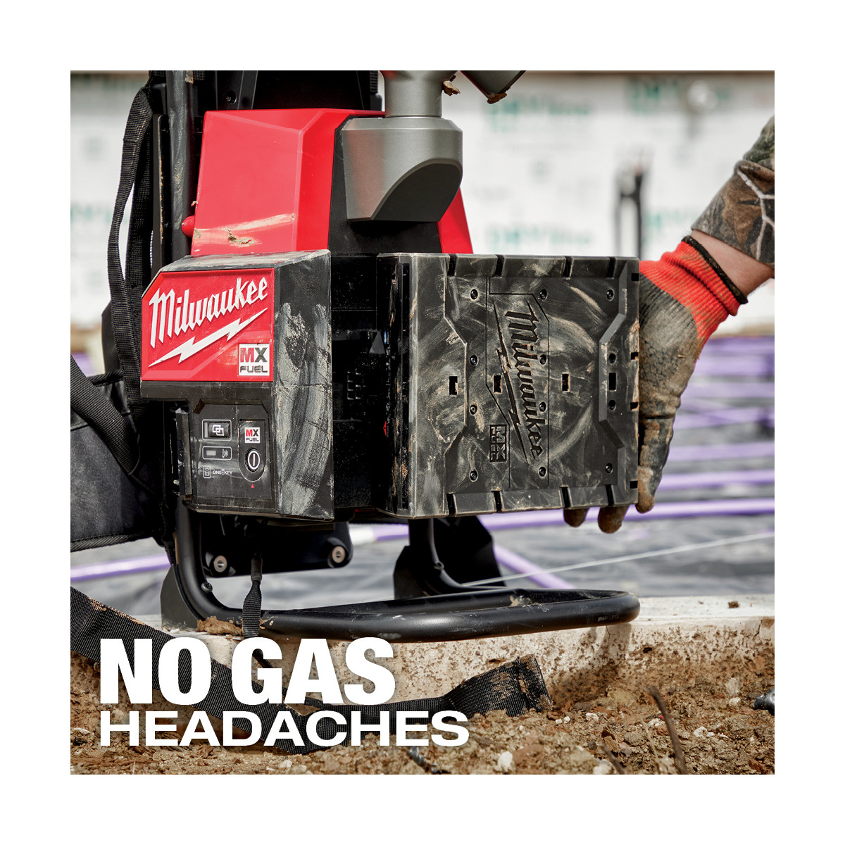 MX FUEL Backpack Concrete Vibrator Kit from GME Supply