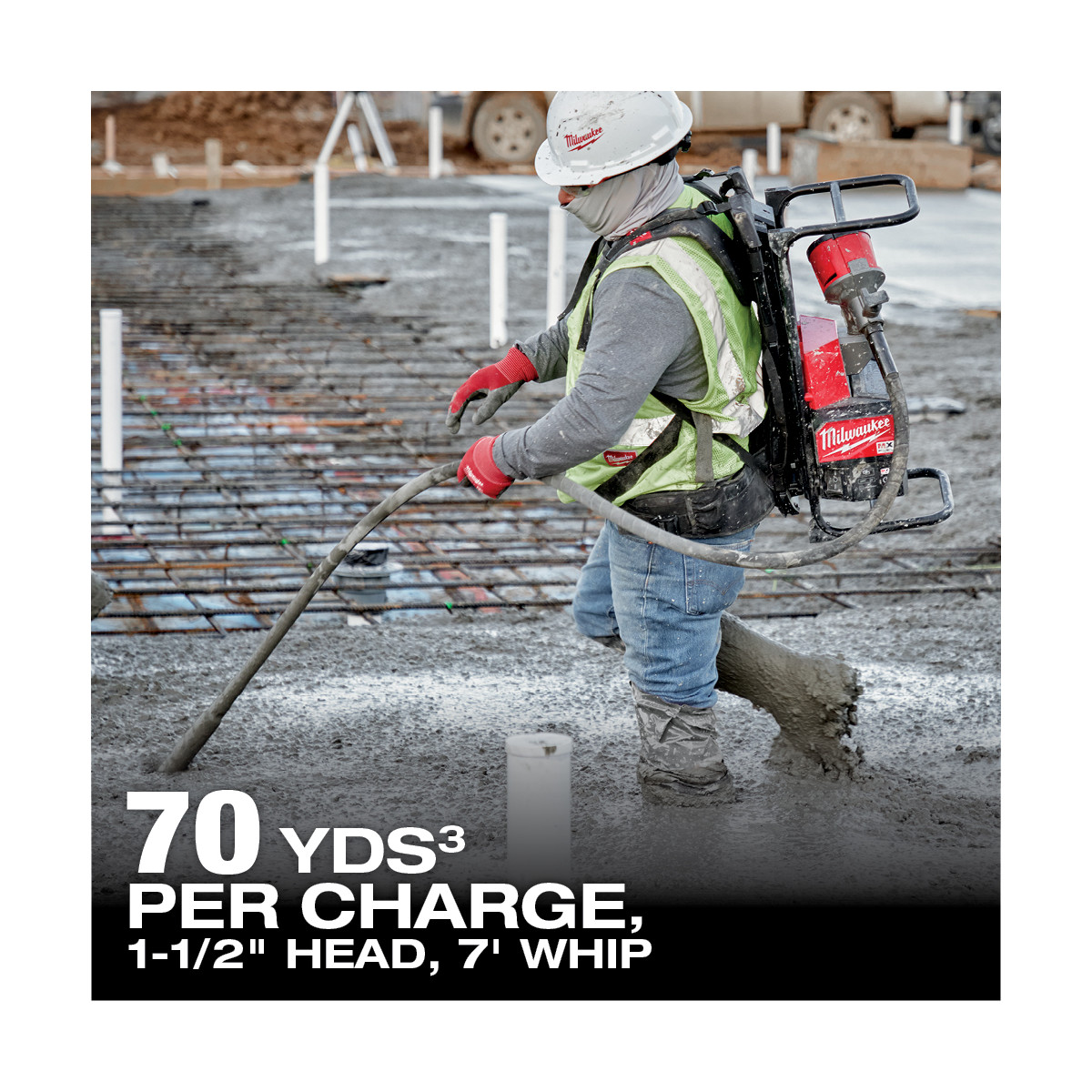 MX FUEL Backpack Concrete Vibrator Kit from GME Supply