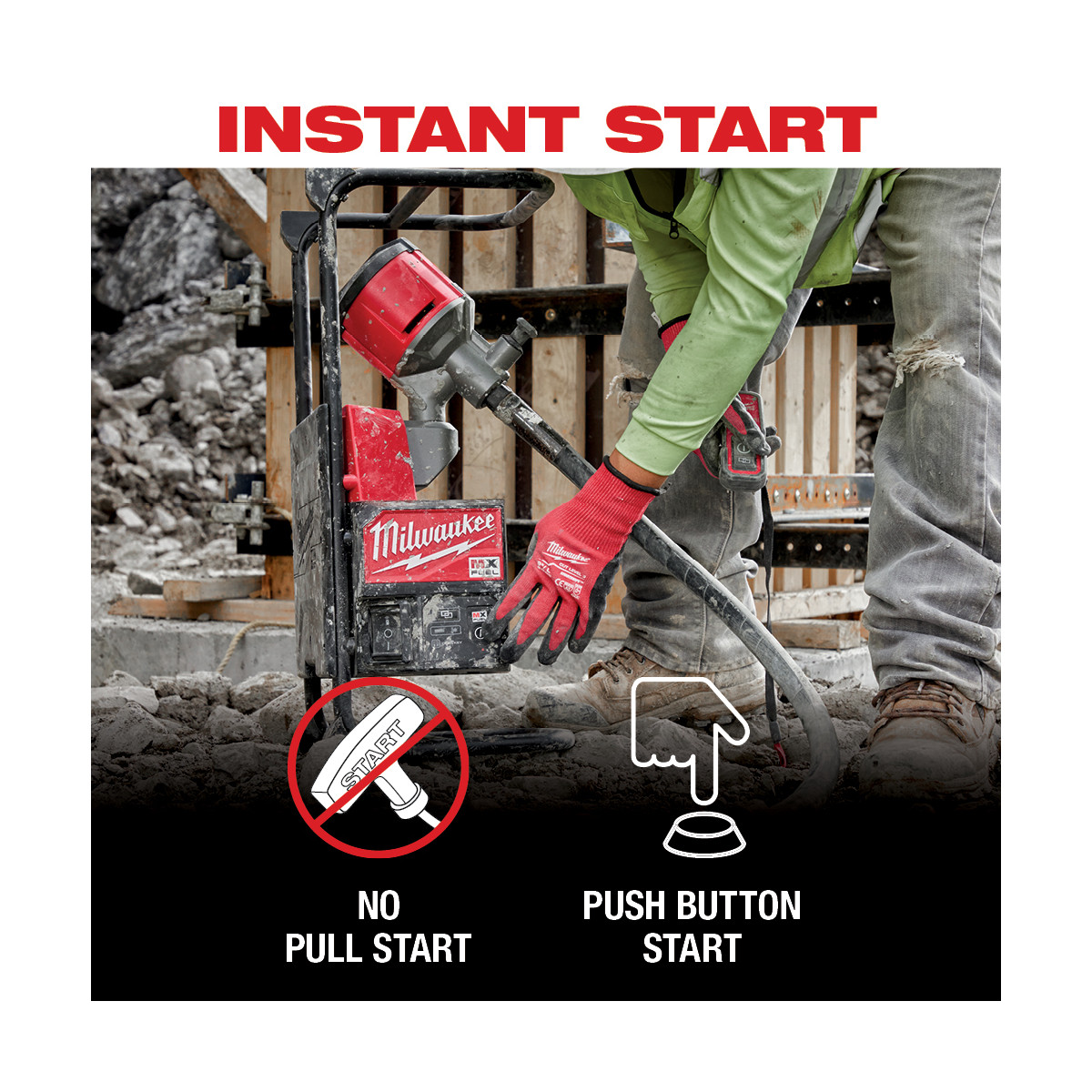 MX FUEL Backpack Concrete Vibrator Kit from GME Supply