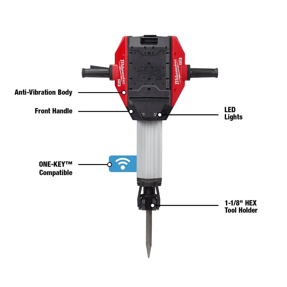 Milwaukee MX FUEL Demolition Breaker Kit with Cart from GME Supply