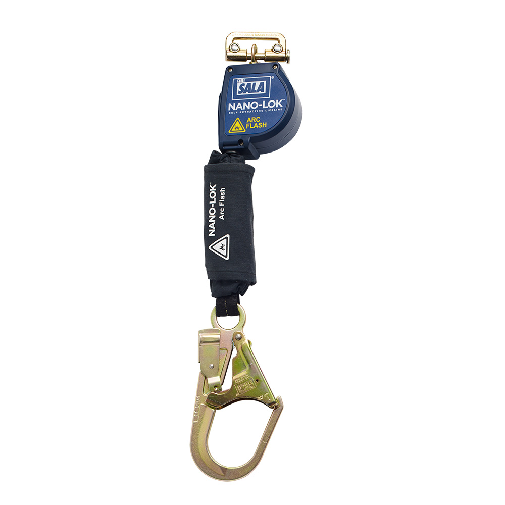 3M DBI-SALA Nano-Lok Arc Flash Personal Self-Retracting Lifeline 3101528, Kevlar Fiber Web, 8 ft from GME Supply