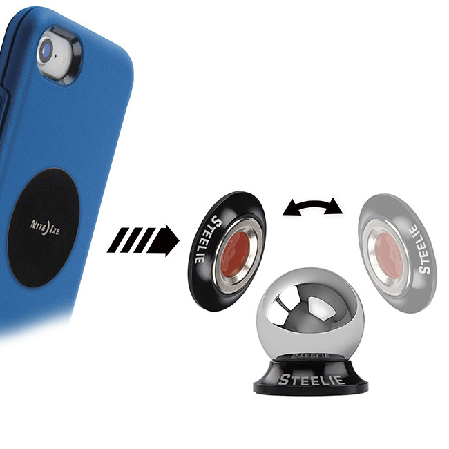 Nite Ize Steelie Orbiter Dash Mount Kit from GME Supply