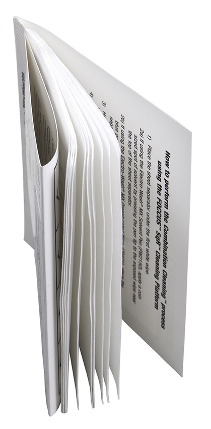 ODM AC 092 Lint-Free Wipes with Fiber Cleaning Liquid from GME Supply