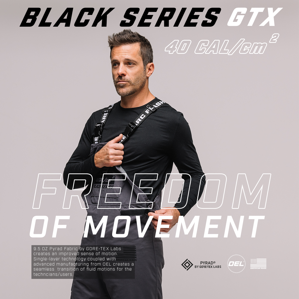 OEL Black Series GTX 40 CAL Bib Overall  from GME Supply