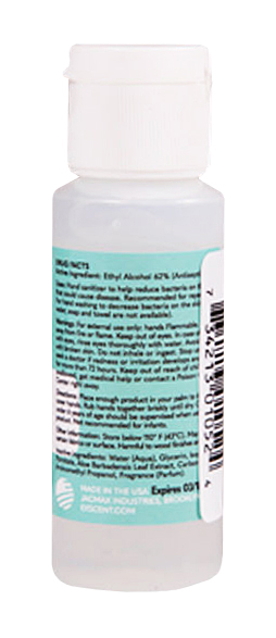 Fragrance-Free Aloe Hand Sanitizer (2 Ounce Refillable Bottle) from GME Supply