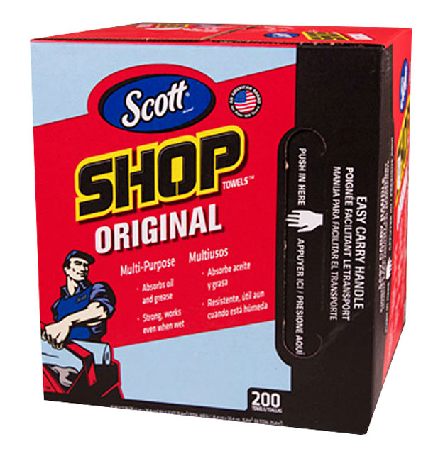 Scott Blue Shop Towels (Box of 200) from GME Supply