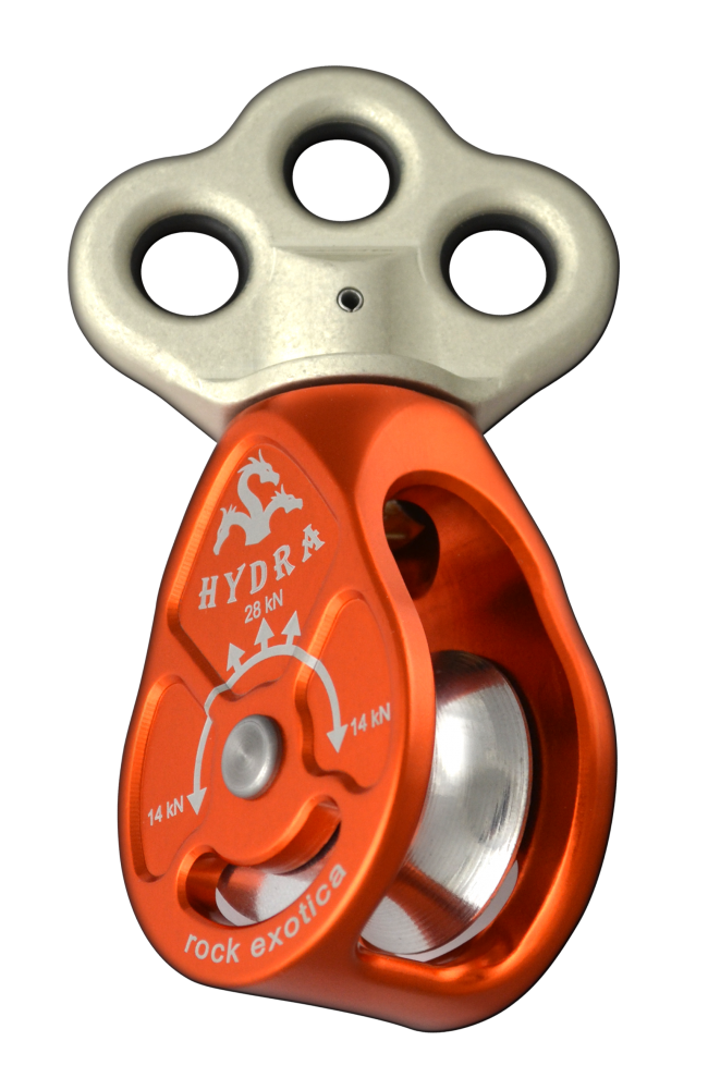 Rock Exotica P4 Hydra Triple Attachment Pulley from GME Supply