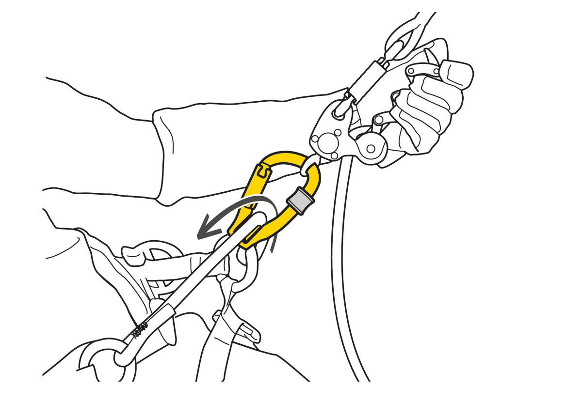 Petzl ROLLCLIP Z Pulley Carabiner from GME Supply