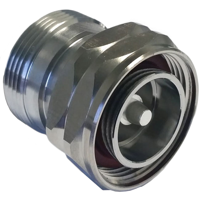 Adapter, DIN Male to DIN Female, Low PIM, "Thread Saver" from GME Supply