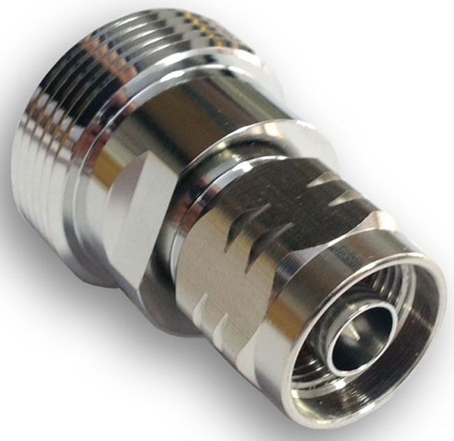 Petrilla Technologies 7/16" DIN Female to N Male AdapterPET-TR-DFNM  from GME Supply