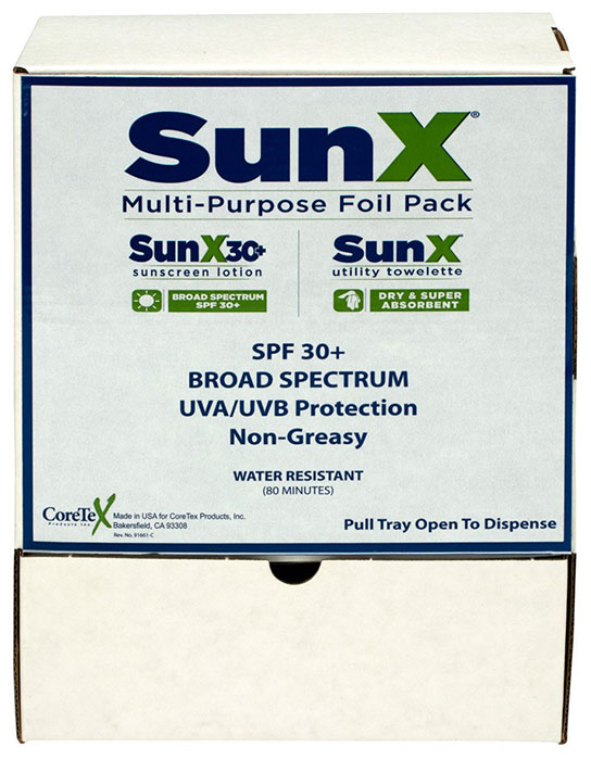 First Aid Only SunX30 Lotion and Wipe Combo Pack, 50/Box from GME Supply