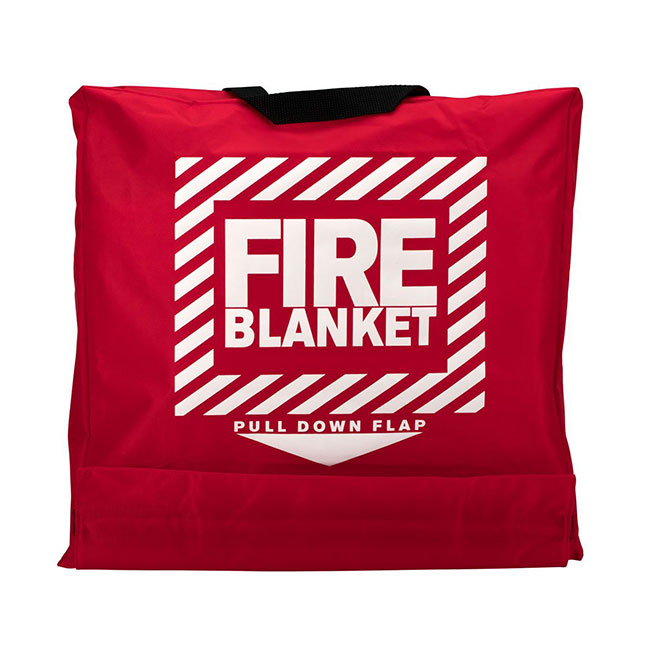 First Aid Only Wool Fire Blanket in Hanging Pouch - 62 inches x 80 inches from GME Supply