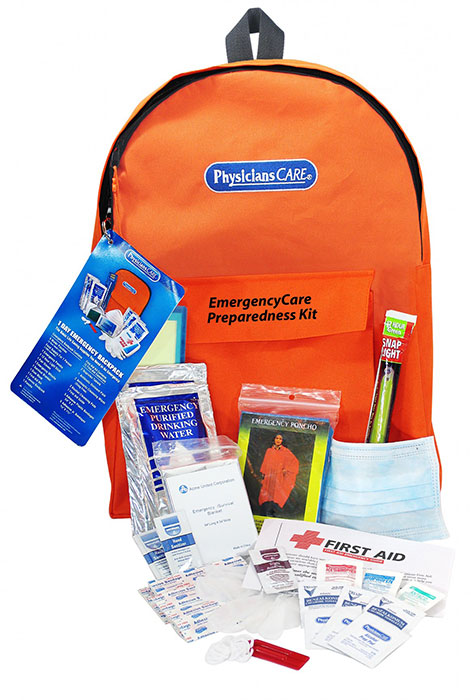 First Aid Only Emergency Preparedness 1 Day Backpack from GME Supply