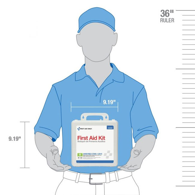 First Aid Only 50 Person Class B Bulk First Aid Kit- Plastic from GME Supply